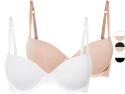 2 dames push-up BH's