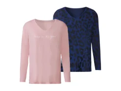 2 dames shirts met lange mouwen