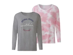 2 dames shirts met lange mouwen