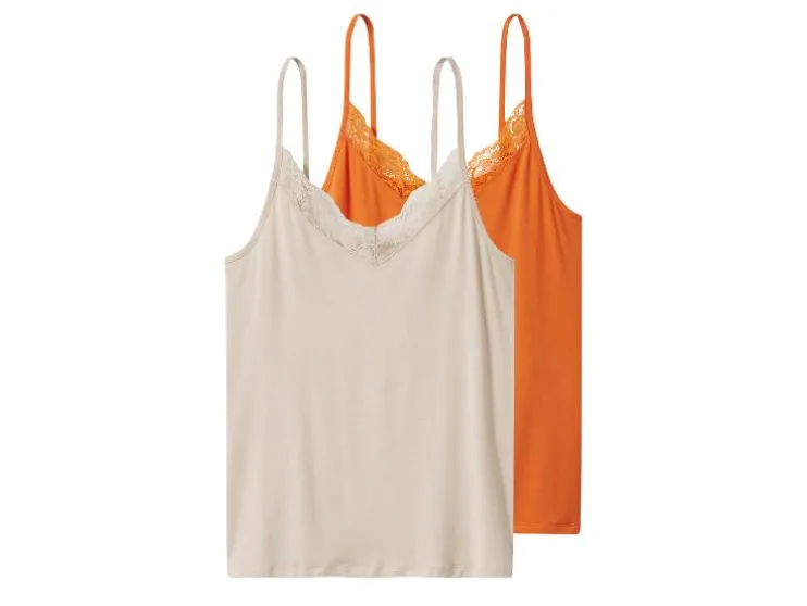 2 Dames spaghettitops