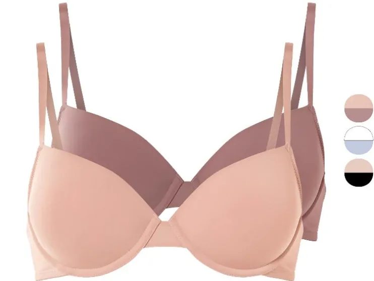 2 dames T-shirt BH's