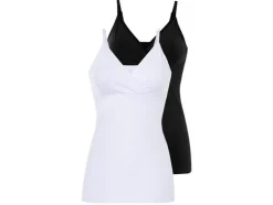 2 dames voedings-tops