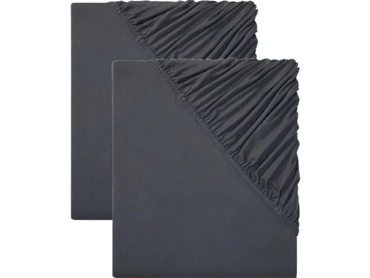 2 jersey hoeslakens 180-200 x 200 cm