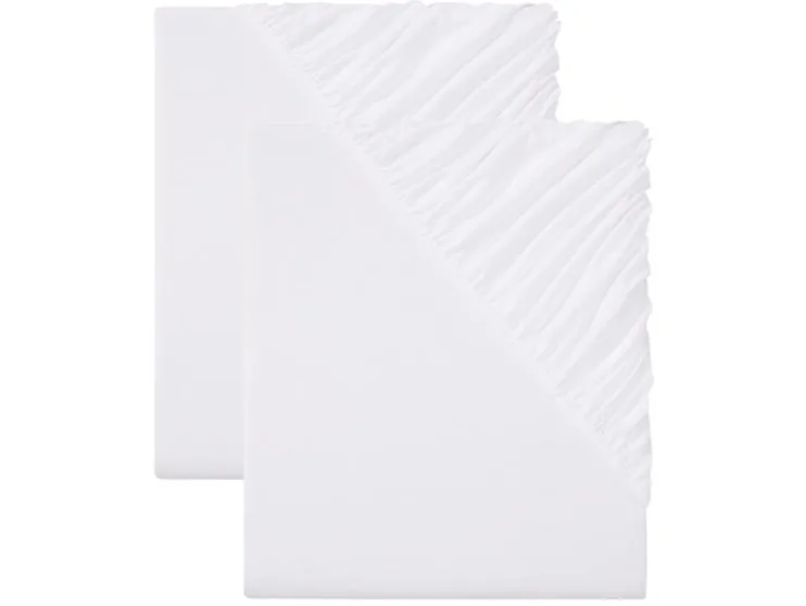 2 jersey hoeslakens 140-160 x 200 cm