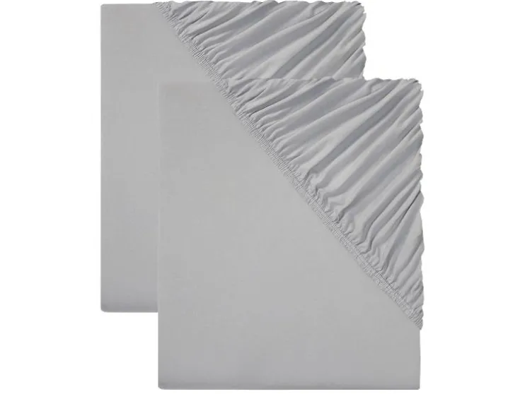 2 jersey hoeslakens 140-160 x 200 cm