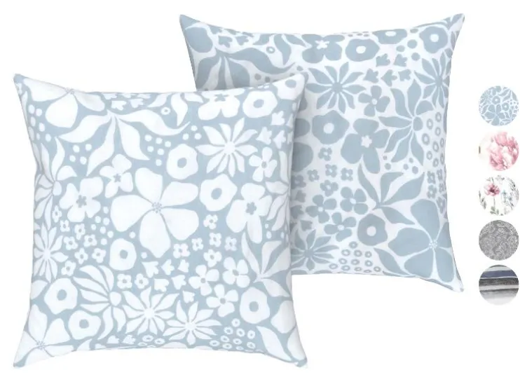 2 kussenhoezen 60 x 50 cm