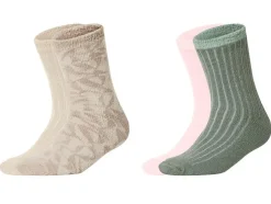 2 Paar dames huissokken