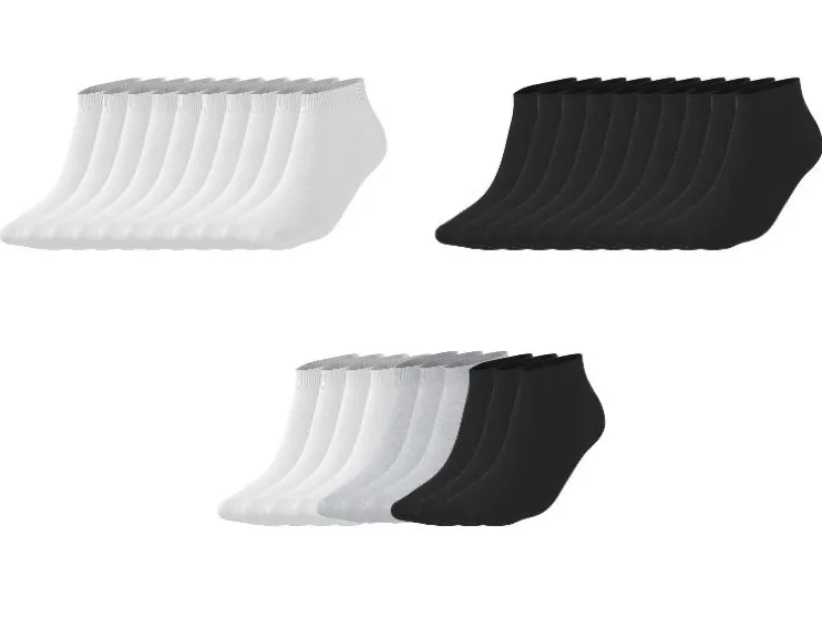 10 Paar enkelsokken