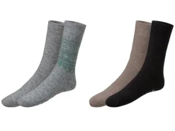 2 paar heren thermosokken