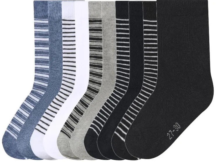 10 Paar kinder sokken