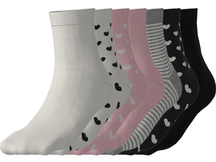 7 Paar kinder sokken