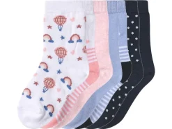 7 Paar kinder sokken