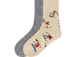 2 paar kinder thermosokken