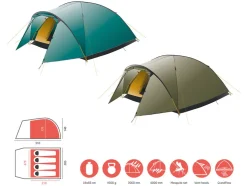 3 persoons koepeltent