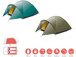 3 persoons koepeltent