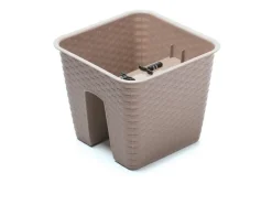 3 railing bloempotten