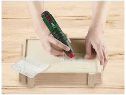 4 V accu-lijmpistool / graveermachine