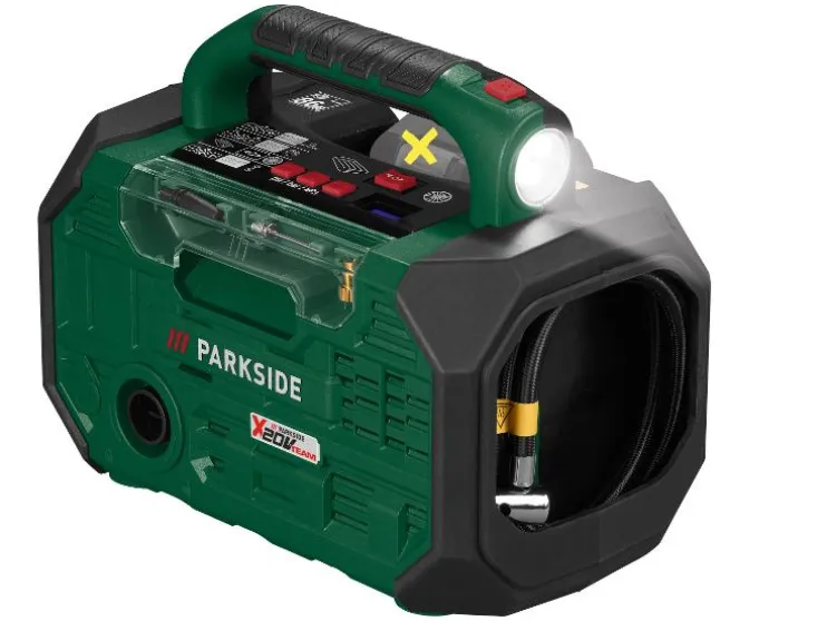 Accu-compressor en -luchtpomp 20 V met accu en lader