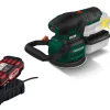 Accu-excentrische schuurmachine 20 V met accu en lader