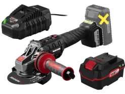 Accu-haakse slijper 20 V met accu en lader