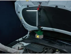 Accu-LED-klemlamp 20 V zonder accu en lader