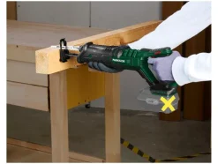 Accu-reciprozaag 20 V zonder accu en oplader