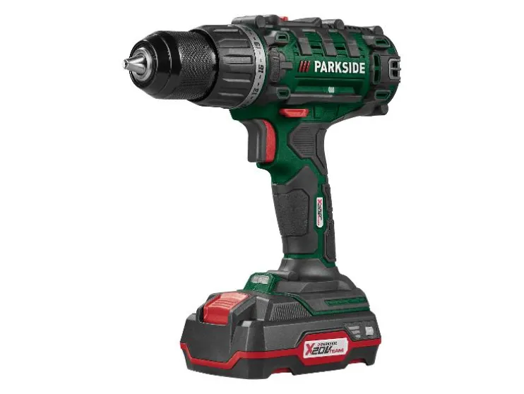 Accu-schroefboormachine set 20 V met 2 Ah accu en 2,4 A lader