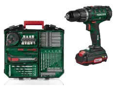 Accu-schroefboormachine set 20 V met 2 Ah accu en 2,4 A lader