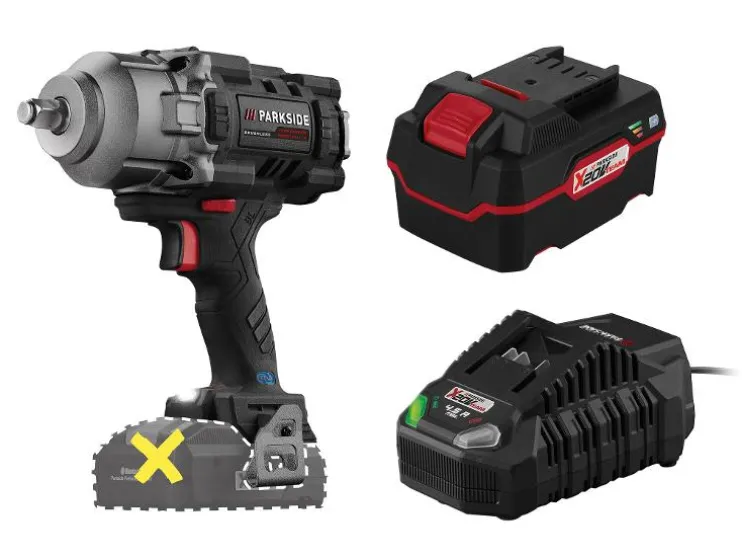 Accu-slagmoersleutel 1/2" 20 V met accu en lader