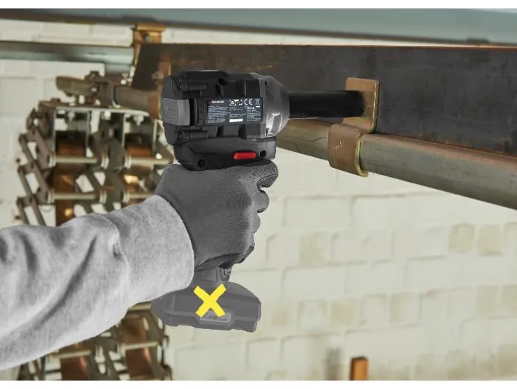 Accu-slagmoersleutel 1/2" 12 V zonder accu en lader