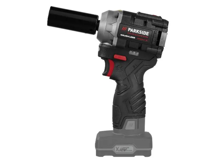 Accu-slagmoersleutel 1/2" 12 V zonder accu en lader