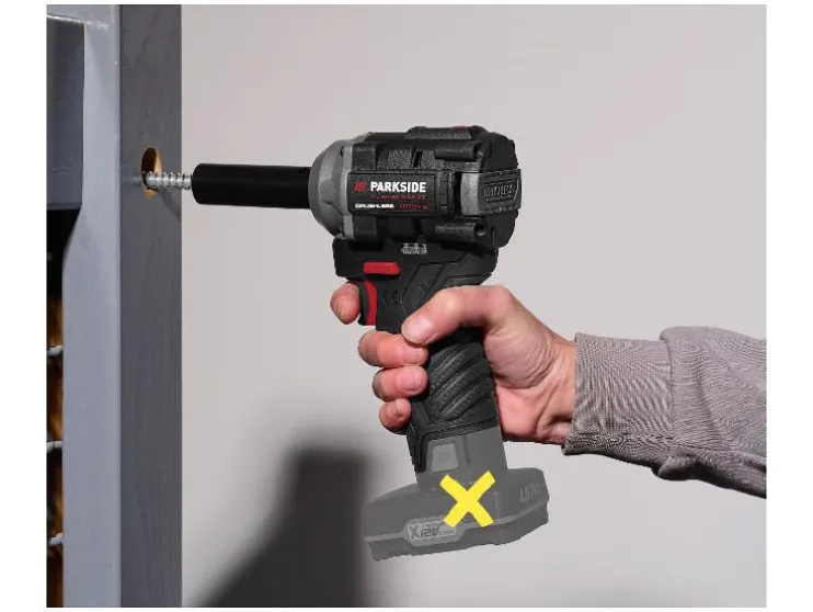 Accu-slagmoersleutel 1/2" 12 V zonder accu en lader