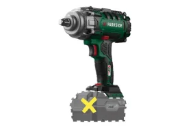 Accu-slagmoersleutel 20 V zonder accu en lader