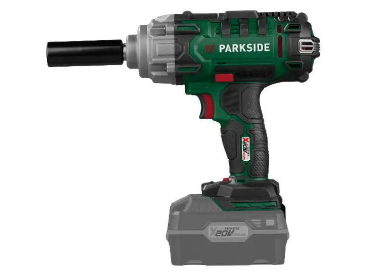 Accu-slagmoersleutel 20 V zonder accu en lader