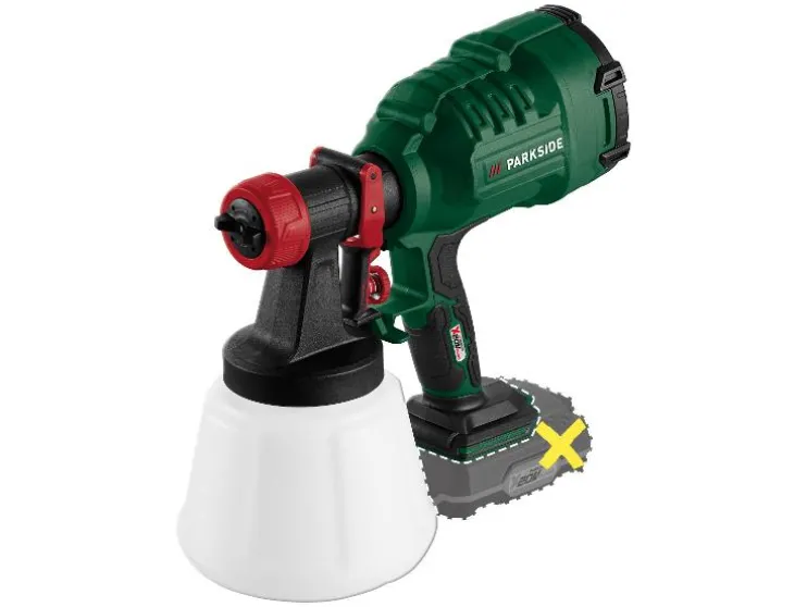 Accu-verfspuit 20 V zonder accu en lader