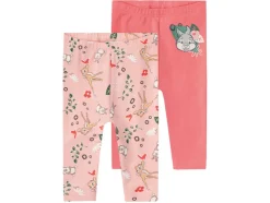 Baby leggings, 2 stuks, met hoog bio-katoengehalte