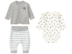 Baby meisjes / jongens cadeauset, met bio-katoen