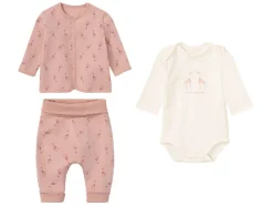 Baby meisjes / jongens cadeauset, met bio-katoen