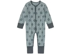 Baby meisjes / jongens slaapoverall met omkeerbaar voetdeel, met bio-katoen