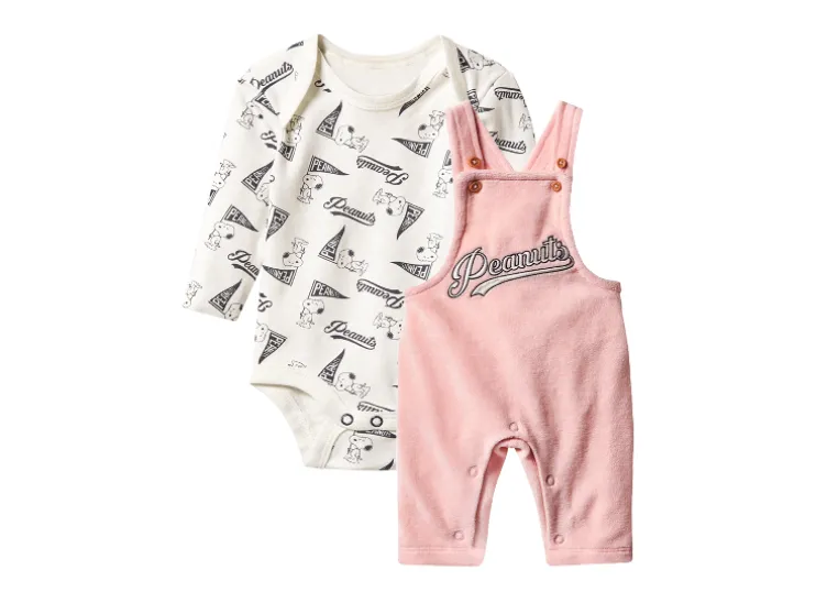 Baby setje met romper en broek Snoopy