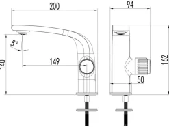 Badkamerwastafelkraan