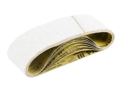 Bandschuurpapierset of handschuurmachine voor bandschuurpapier