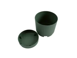 Bloempot met schotel