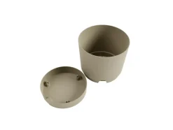 Bloempot met schotel