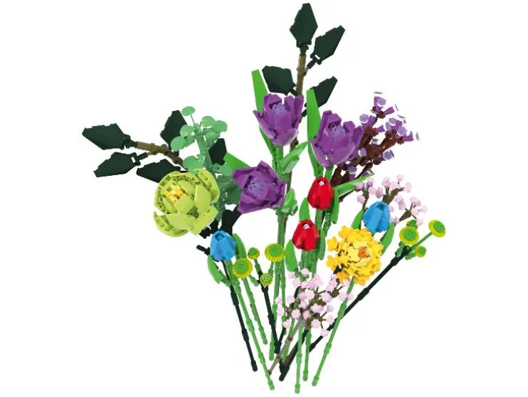 Bouwstenen bloemenboeket