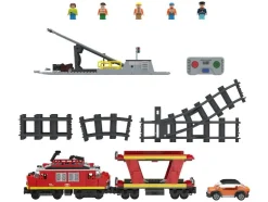 Bouwstenen set trein