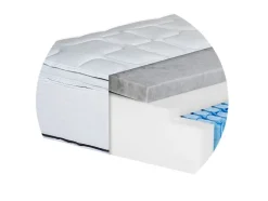 Boxspringmatras met pocketveringkern en comfortschuim topper Royal Flex