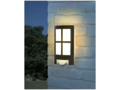 Buitenlamp met sensor