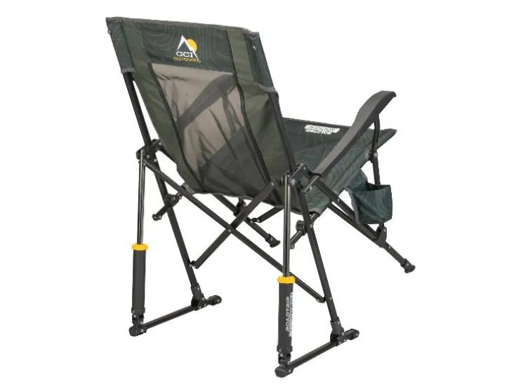 Campingstoel met schommelfunctie