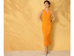 Dames geribbelde jurk